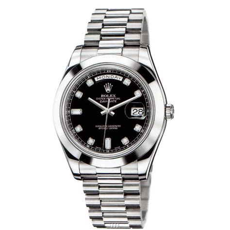 rolex oyster perpetual day date black